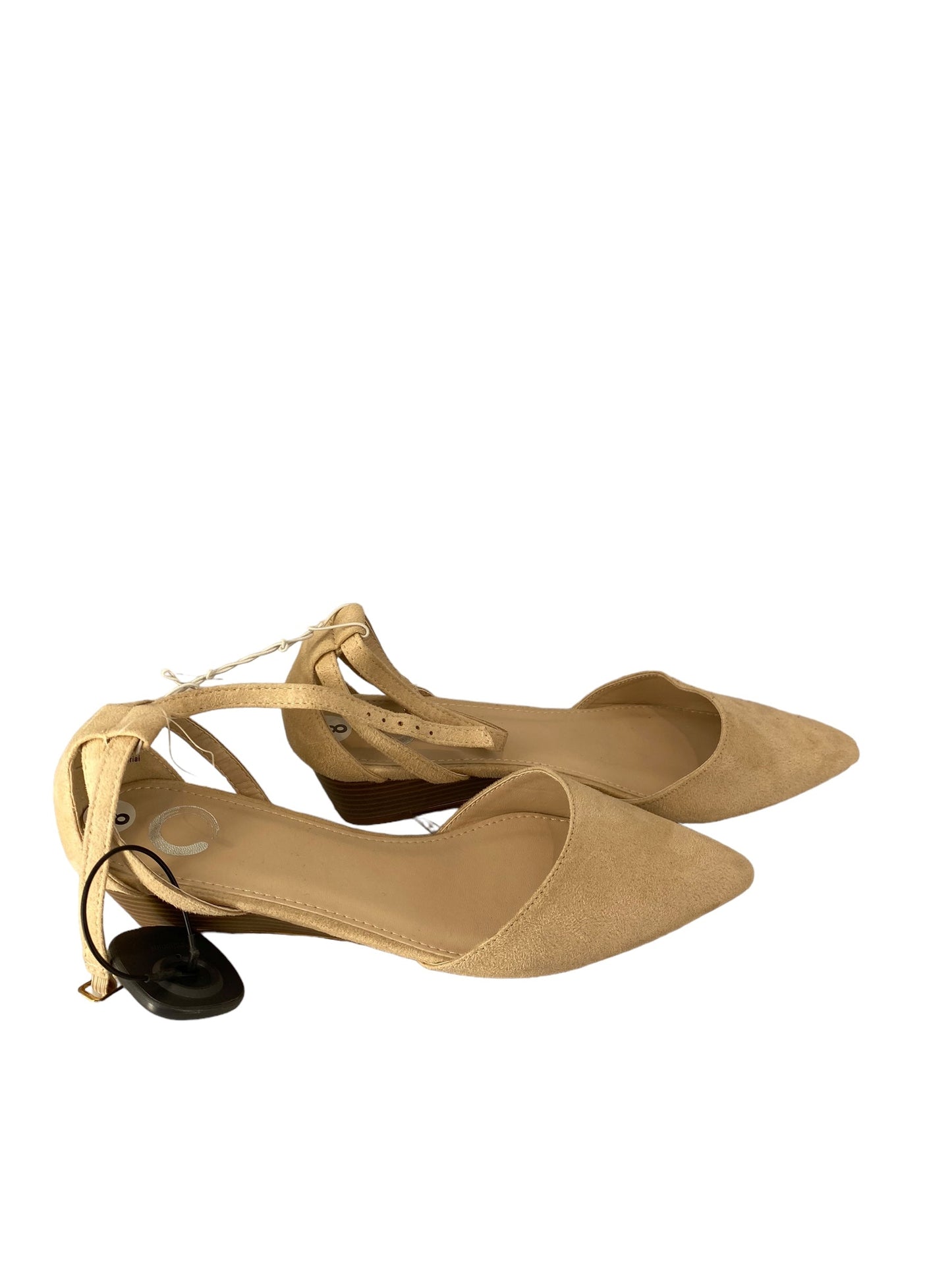 Shoes Flats By Clothes Mentor In Tan, Size: 8