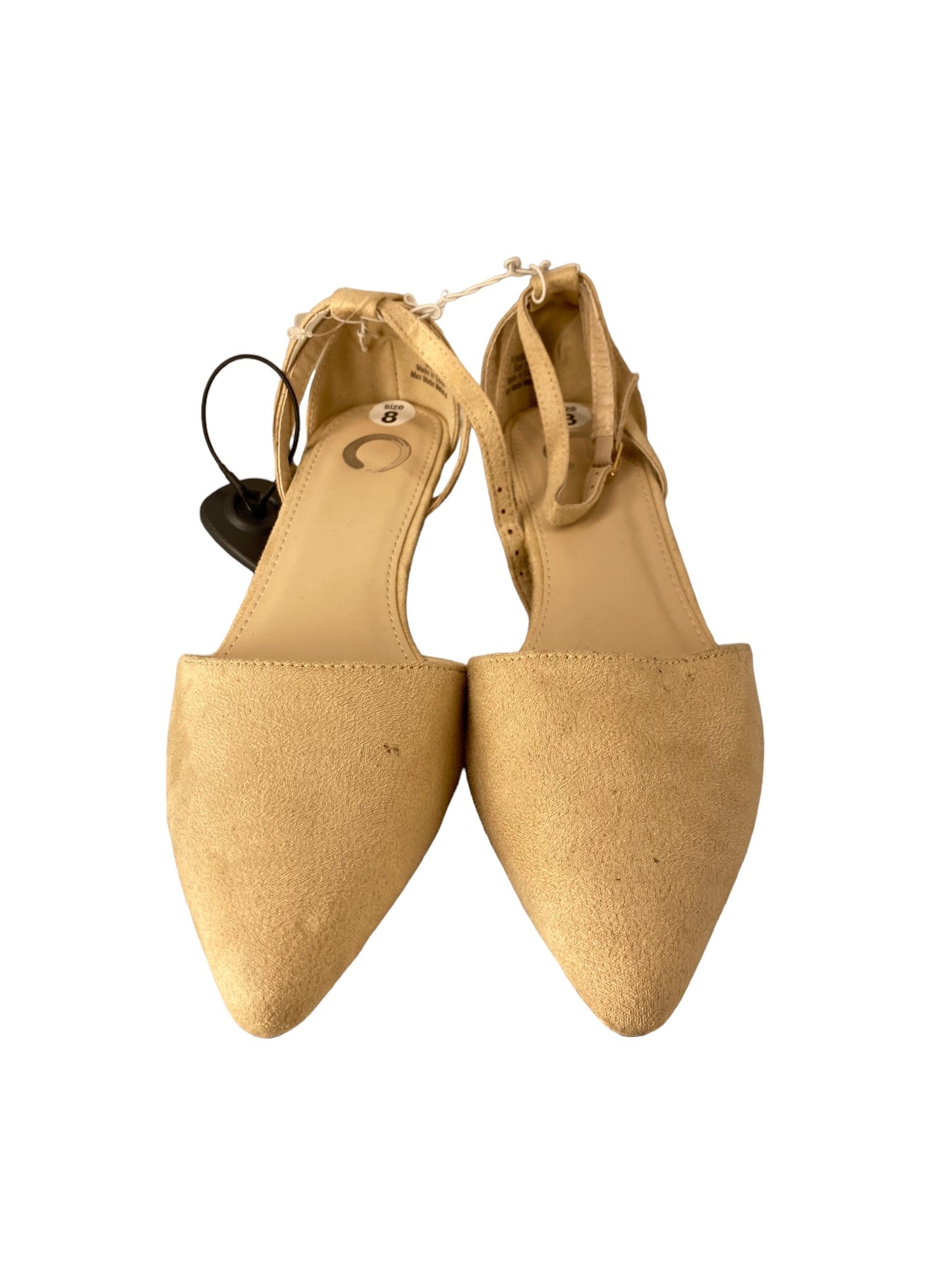 Shoes Flats By Clothes Mentor In Tan, Size: 8