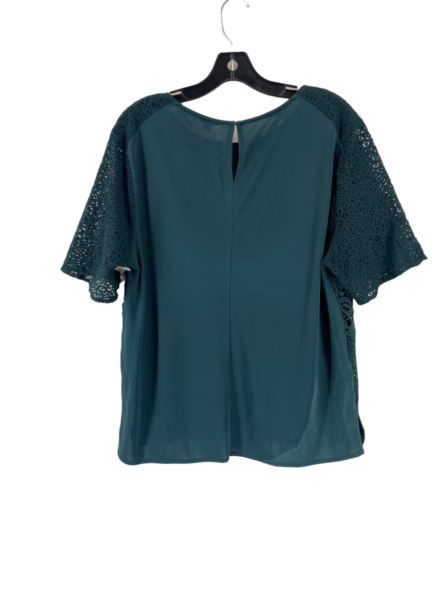 Top Short Sleeve By Ann Taylor In Green, Size: Xl