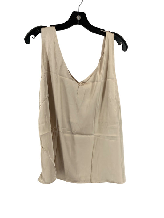 Tank Top By Clothes Mentor In Ivory, Size: 2x