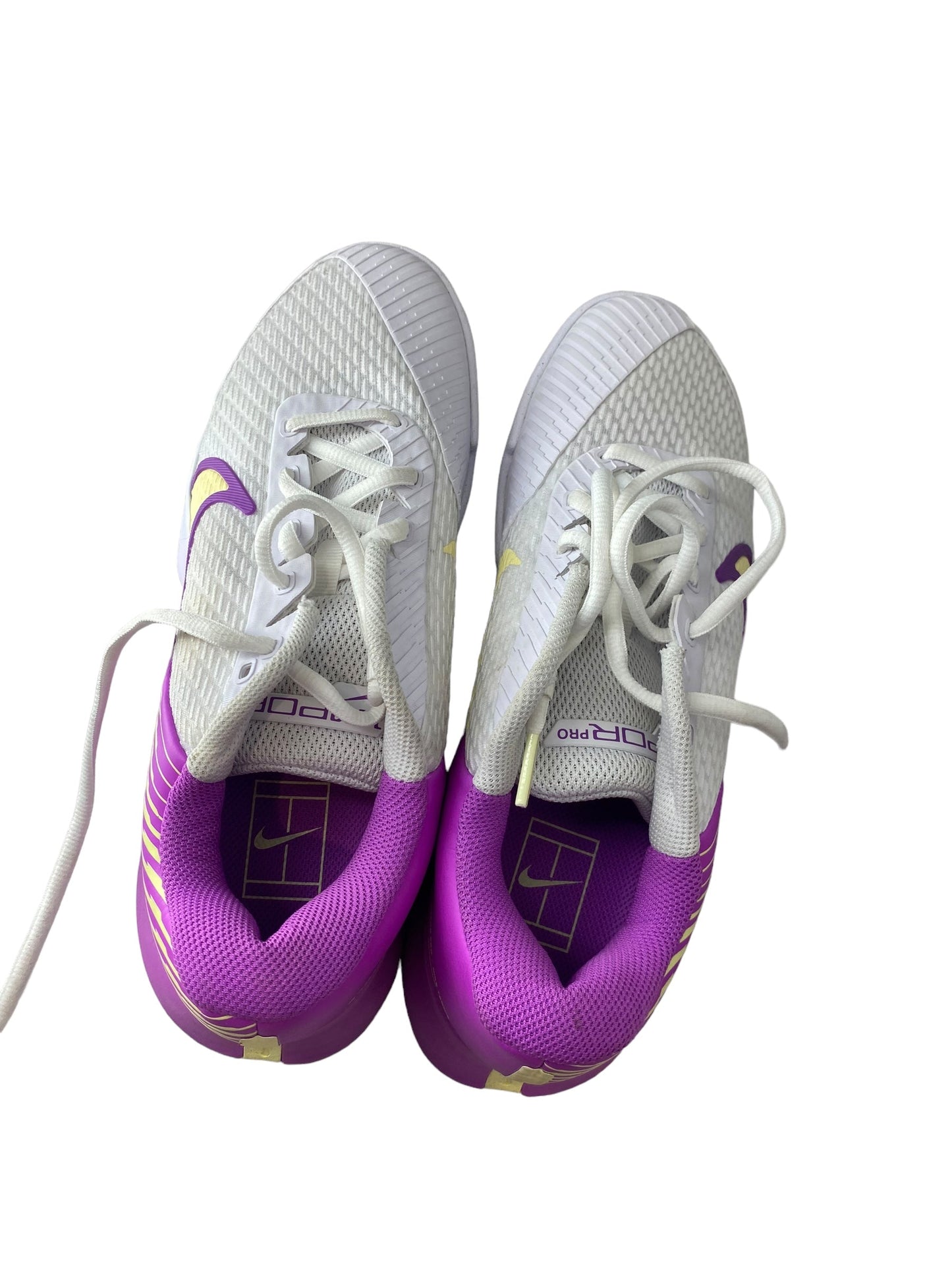 Shoes Athletic By Nike In Purple & White, Size: 9