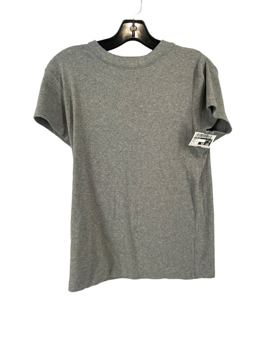 Top Short Sleeve By A New Day In Grey, Size: L