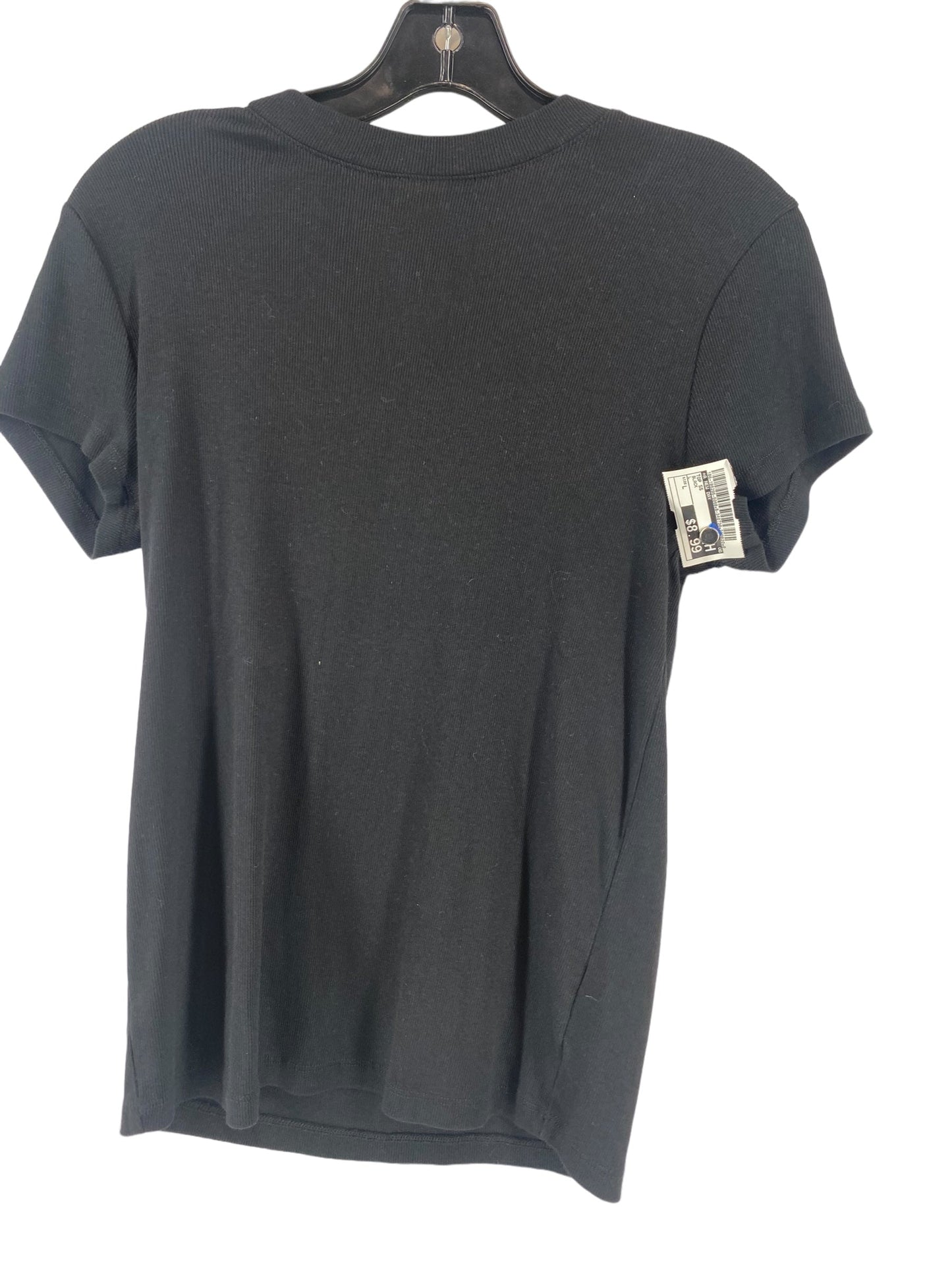 Top Short Sleeve By A New Day In Black, Size: L