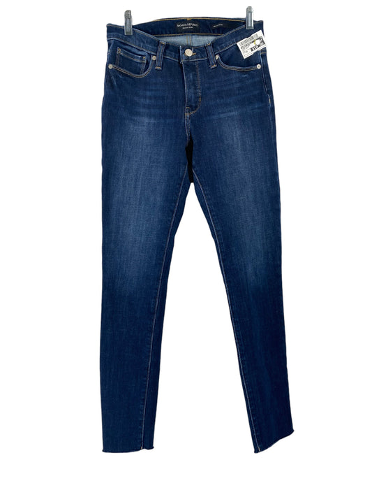 Jeans Skinny By Banana Republic In Blue Denim, Size: 26