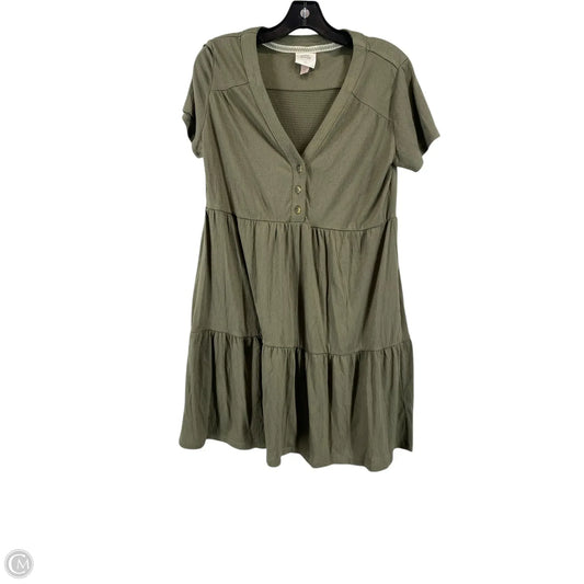 Dress Casual Short By Knox Rose In Green, Size: M