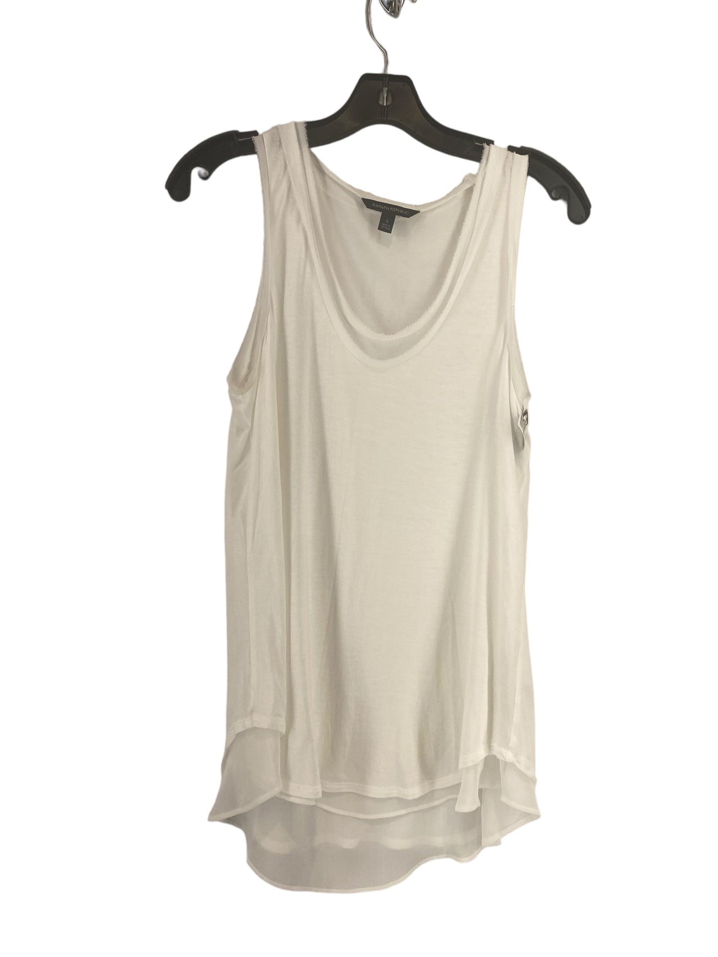 Tank Top By Banana Republic In White, Size: S