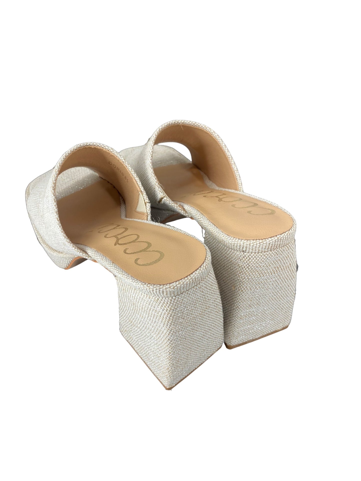 Shoes Heels Block By Clothes Mentor In Tan, Size: 6.5