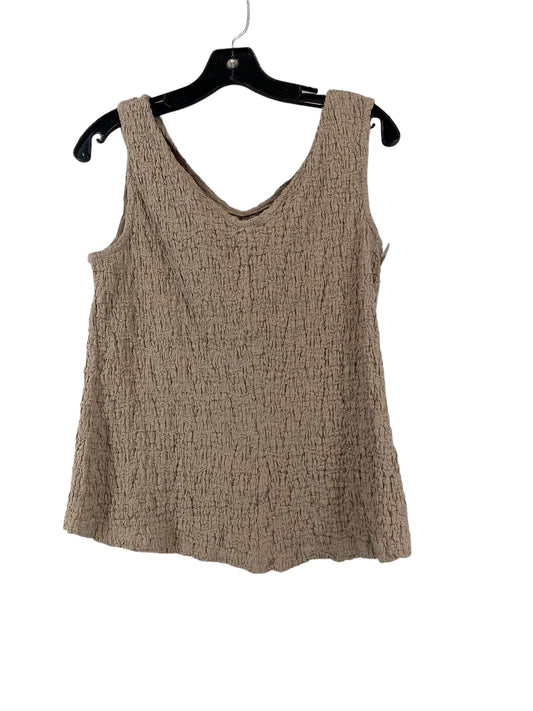 Tank Top By Absolutely Famous In Brown, Size: M