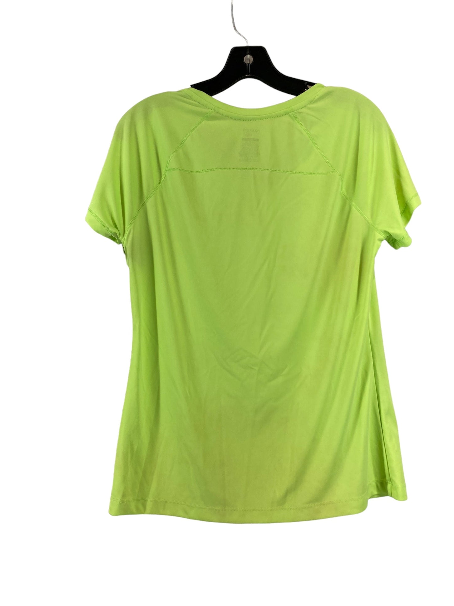 Athletic Top Short Sleeve By Danskin In Green, Size: L