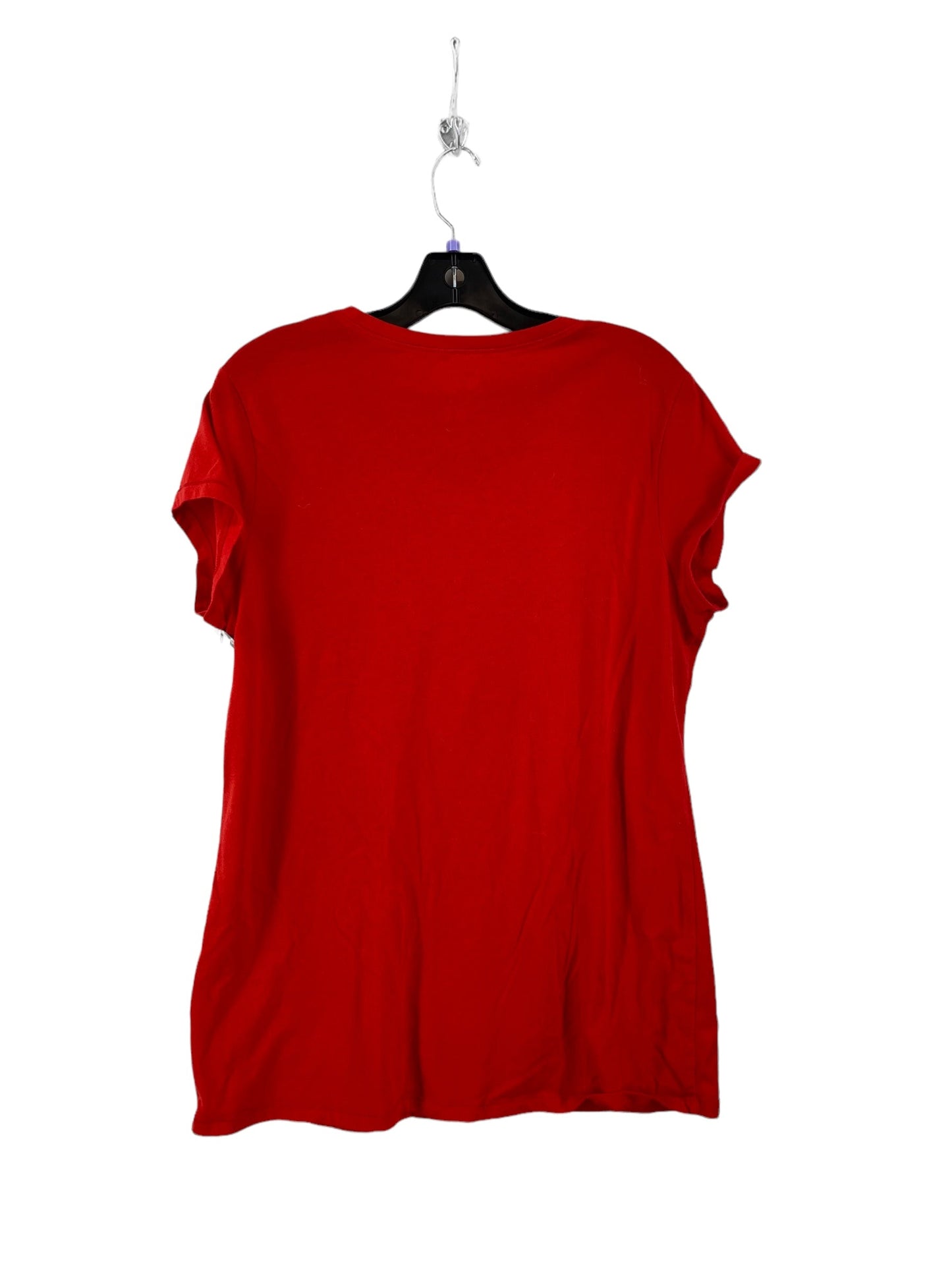 Top Short Sleeve By No Boundaries In Red, Size: 2x