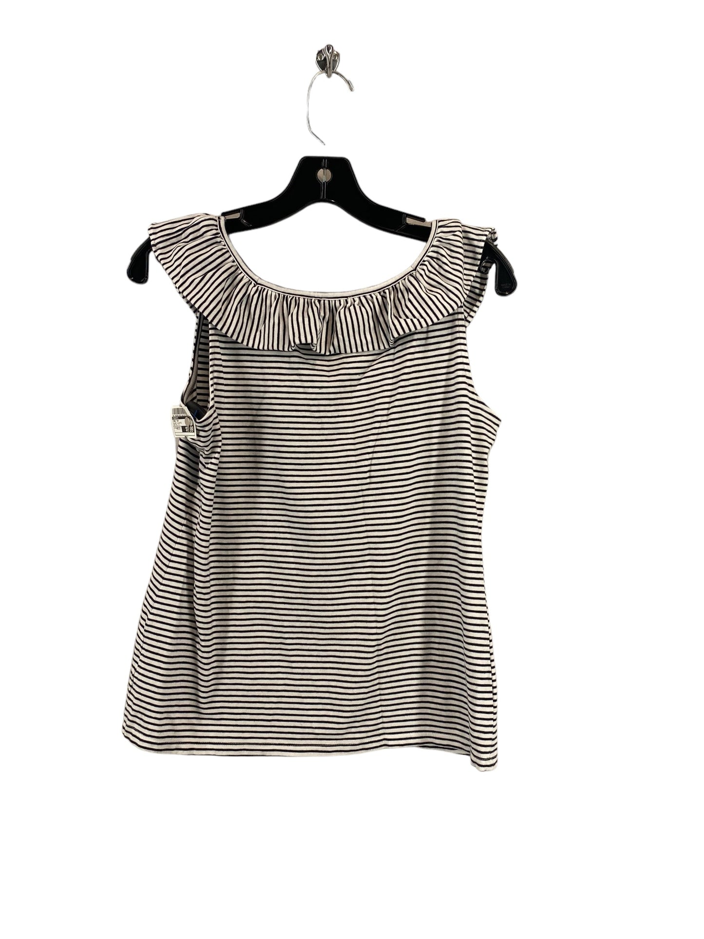 Tank Top By Talbots In Black & White, Size: Petite  M