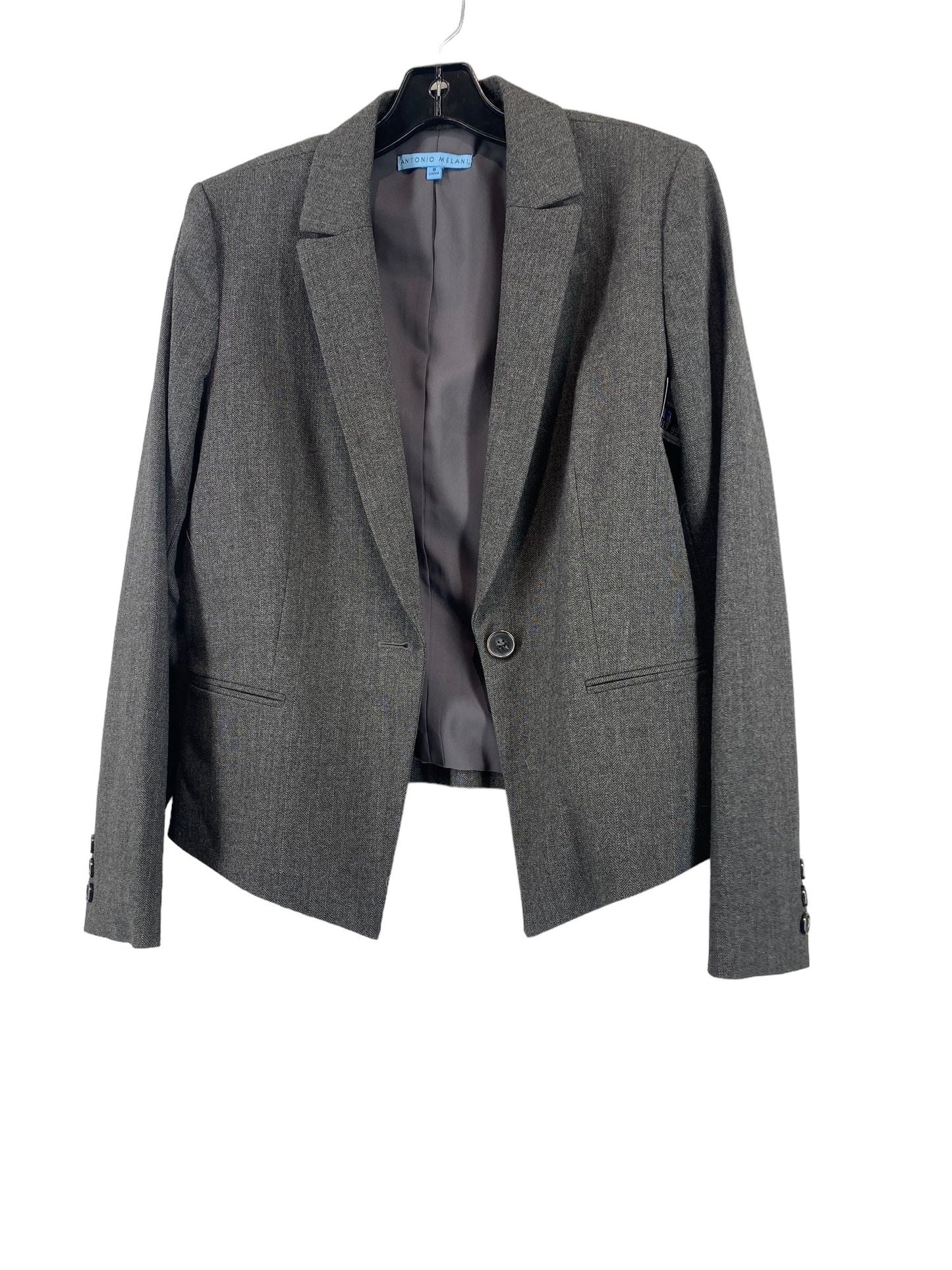 Blazer By Antonio Melani In Grey, Size: 8