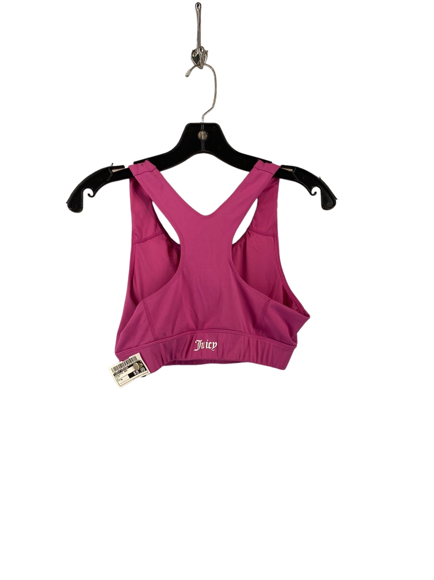 Athletic Bra By Juicy Couture In Pink, Size: M