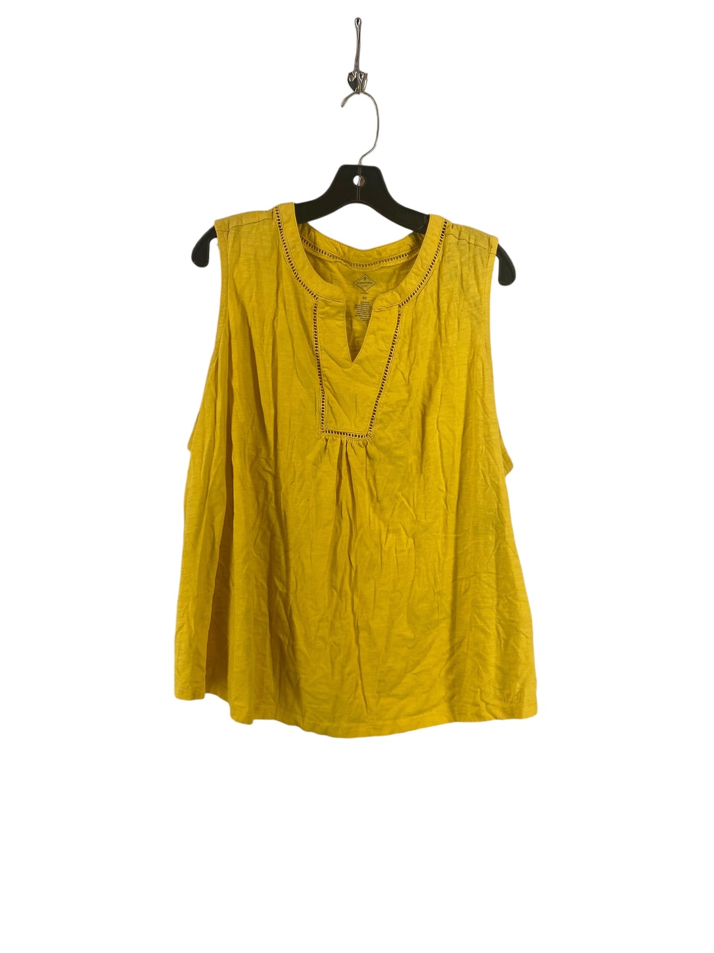 Tank Top By St Johns Bay In Yellow, Size: 3x