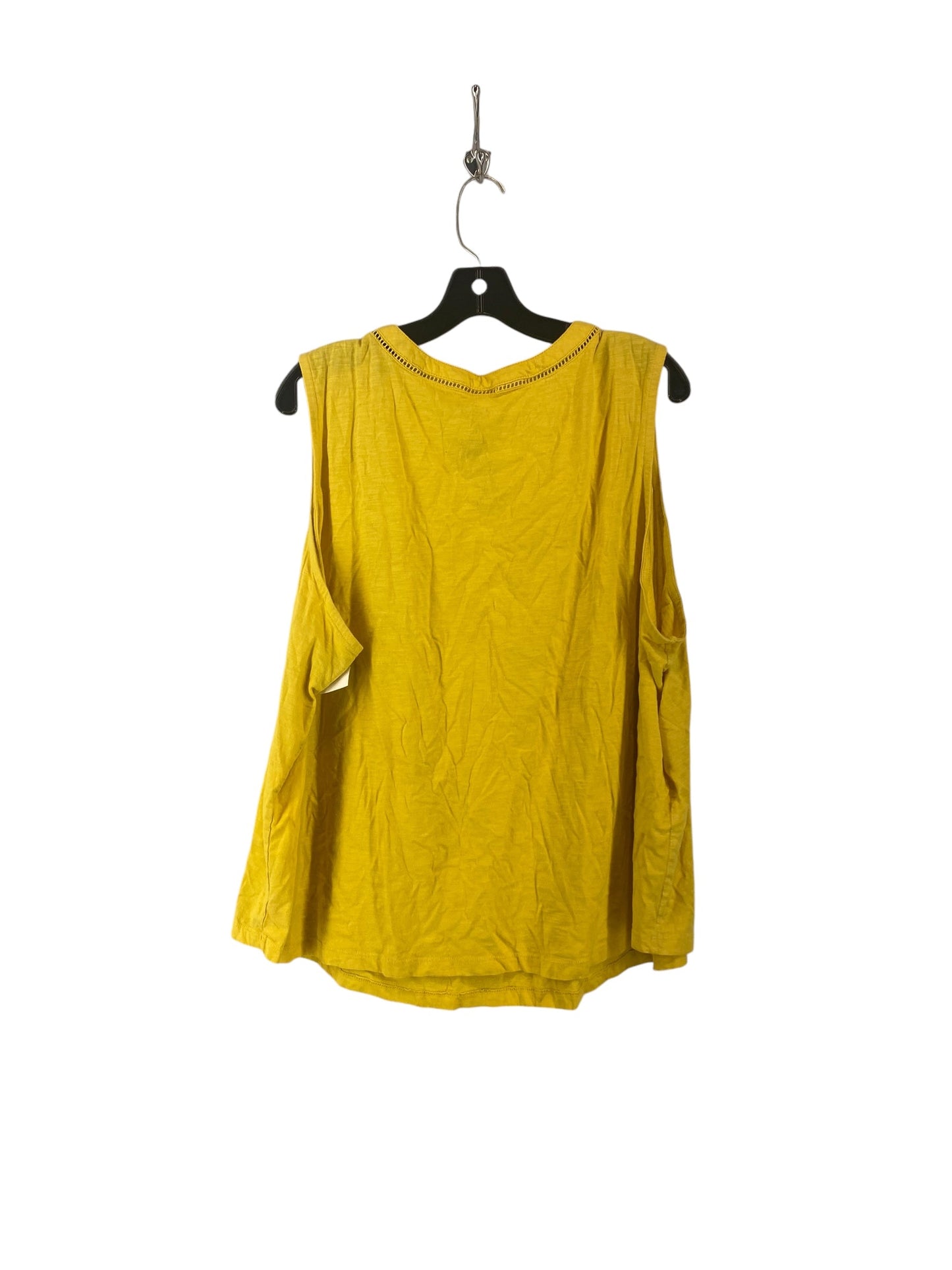 Tank Top By St Johns Bay In Yellow, Size: 3x