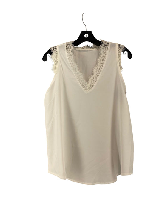 Tank Top By Clothes Mentor In White, Size: S