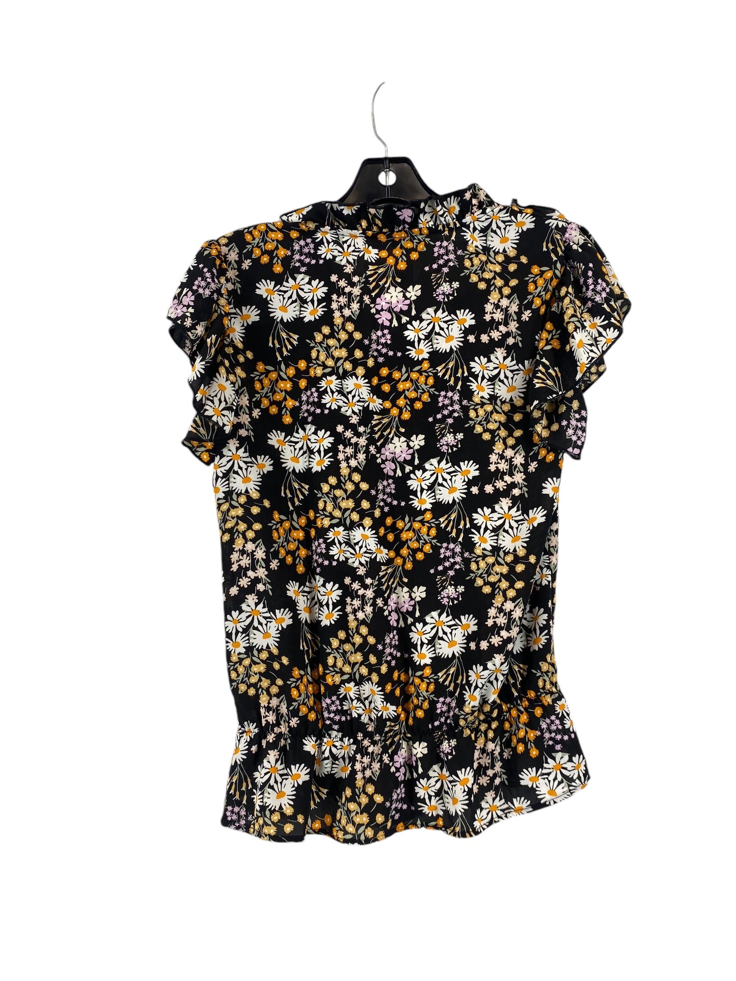 Top Short Sleeve By Clothes Mentor In Black, Size: S