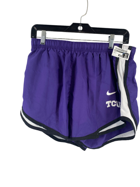 Athletic Shorts By Nike In Purple, Size: L