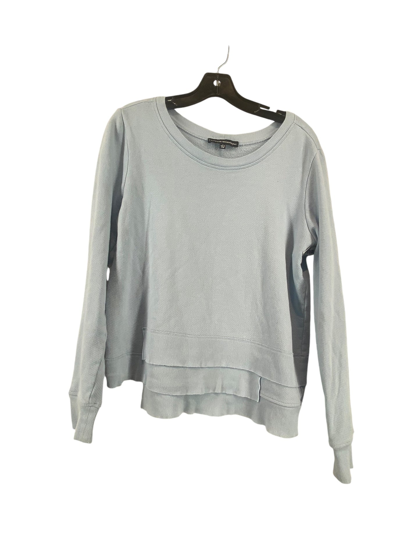 Top Long Sleeve By Catherine Malandrino In Blue, Size: M