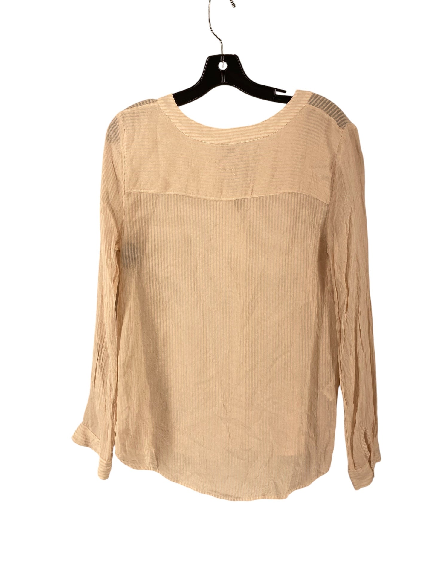 Top Long Sleeve By Ann Taylor In Pink, Size: M