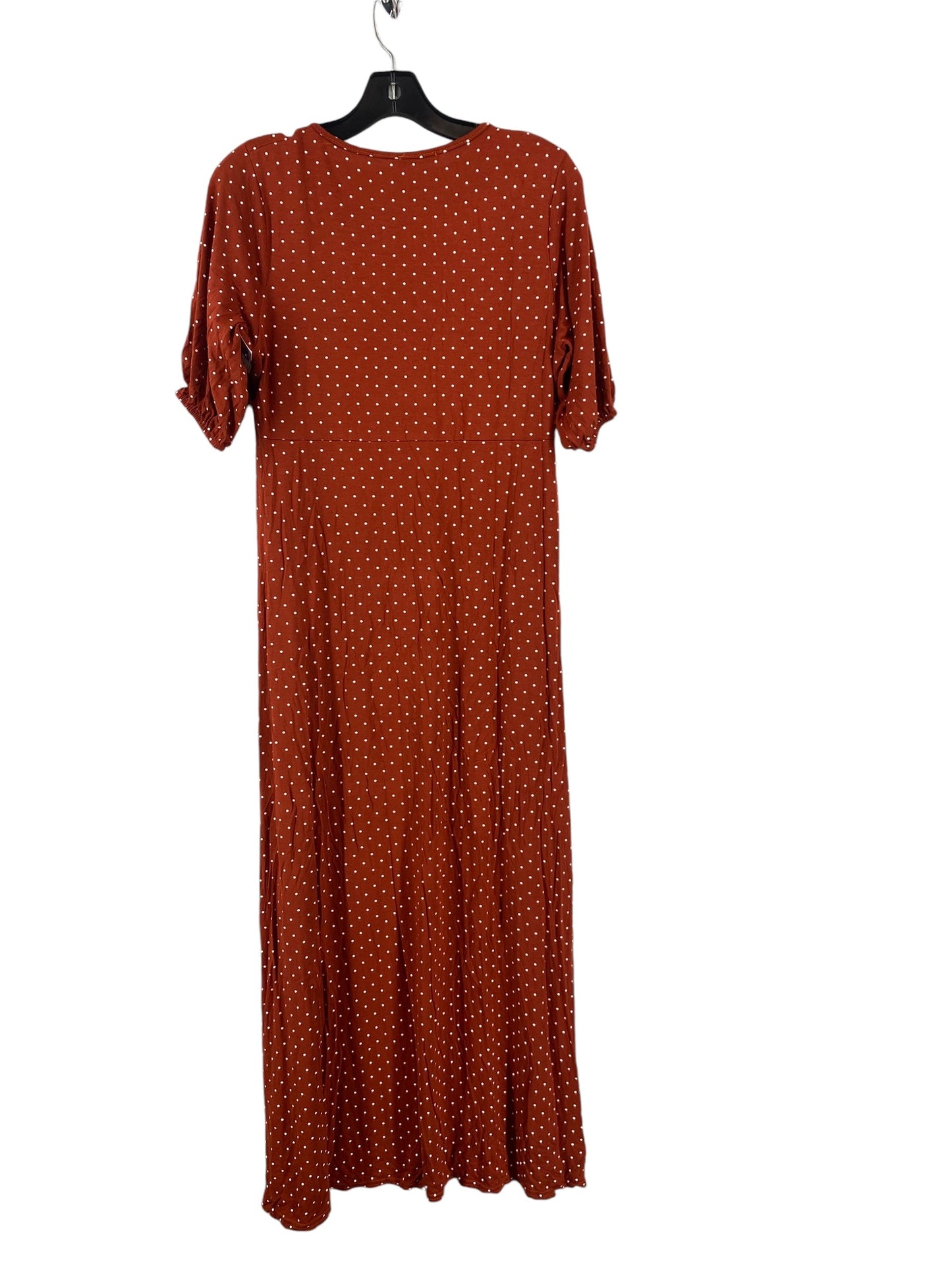 Dress Casual Maxi By Boohoo Boutique In Orange, Size: 8