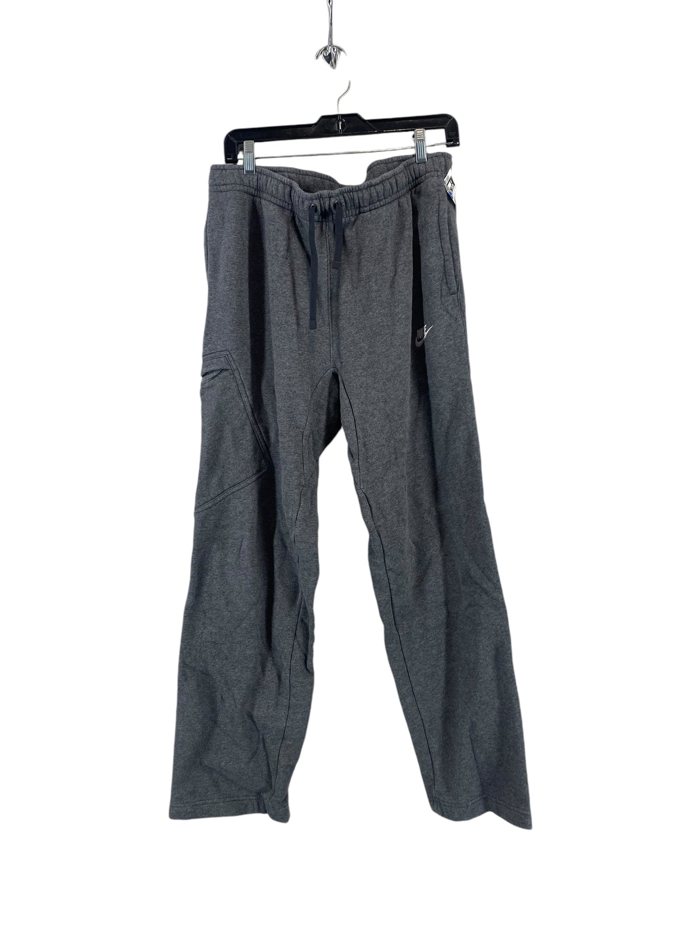 Athletic Pants By Nike In Grey, Size: L