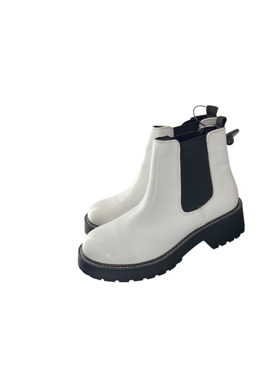 Boots Combat By Madden Girl In White, Size: 8