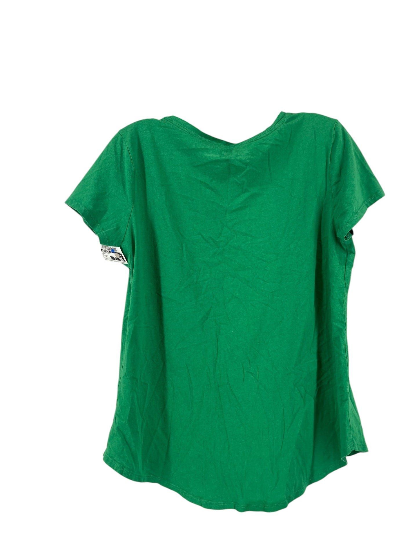 Top Short Sleeve Basic By New York And Co In Green, Size: M