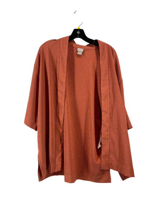 Cardigan By Chicos In Orange, Size: 10