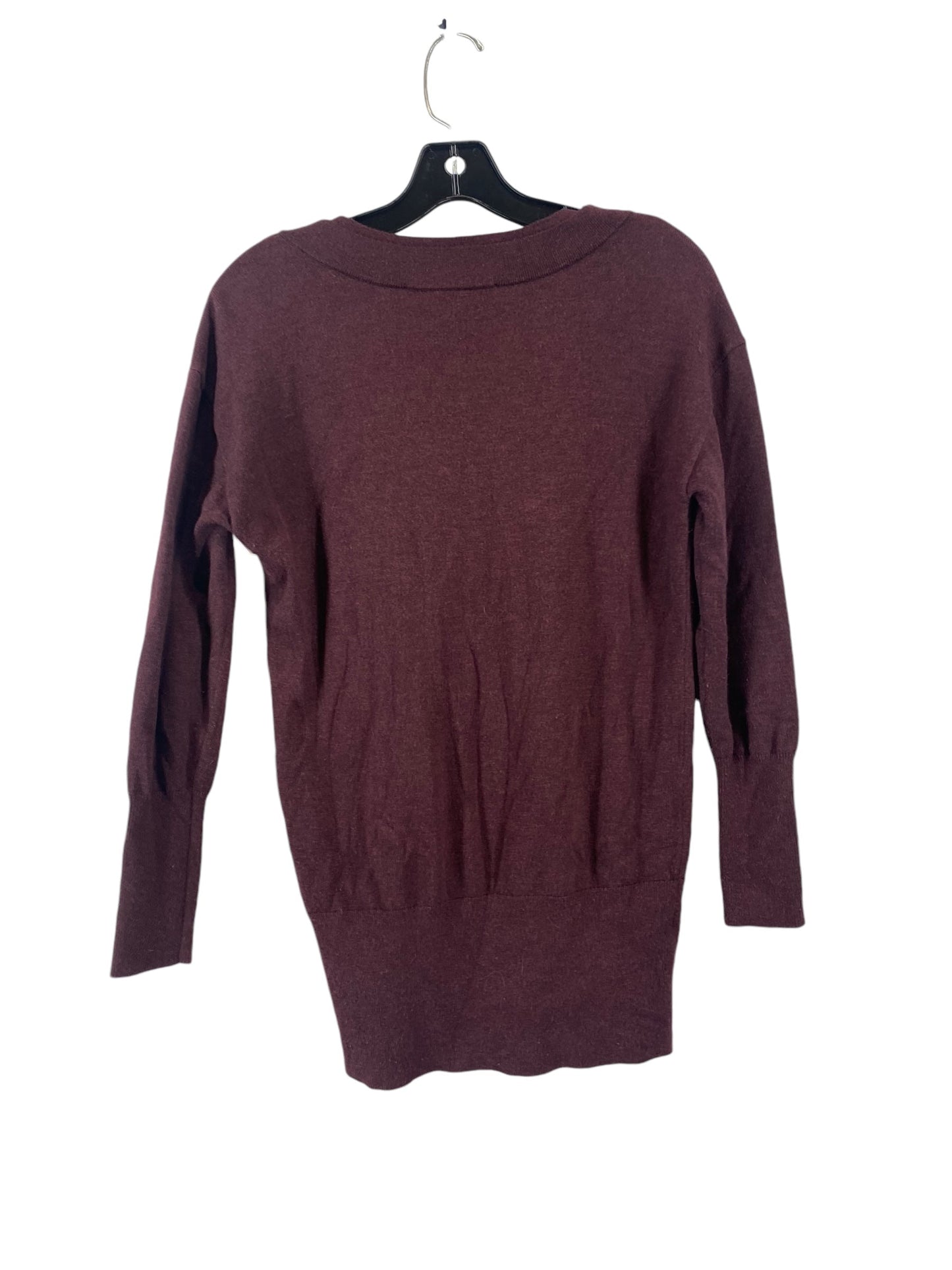 Top Long Sleeve By White House Black Market In Red, Size: S