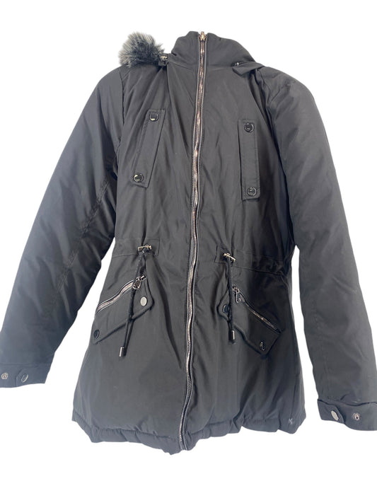 Coat Puffer & Quilted By Clothes Mentor In Black, Size: L