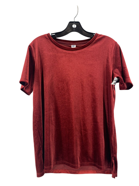 Top Short Sleeve By Old Navy In Red, Size: S