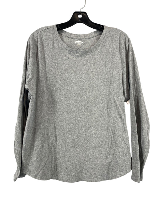 Top Long Sleeve By Gap In Grey, Size: L