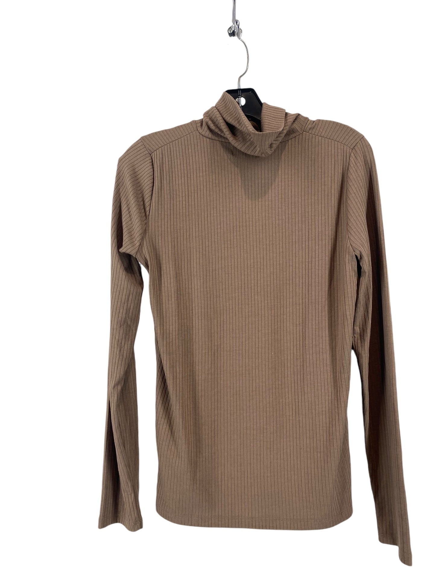 Top Long Sleeve By Madewell In Brown, Size: M