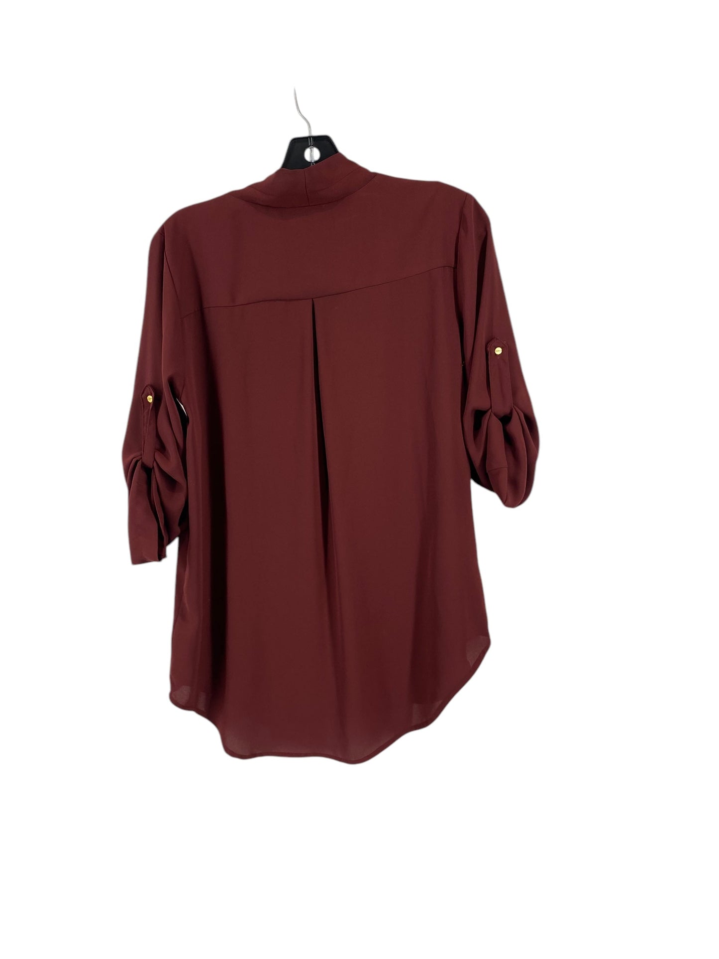 Top 3/4 Sleeve By Mossimo In Red, Size: M