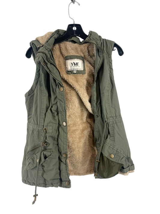 Vest Faux Fur & Sherpa By Ymi In Green, Size: L