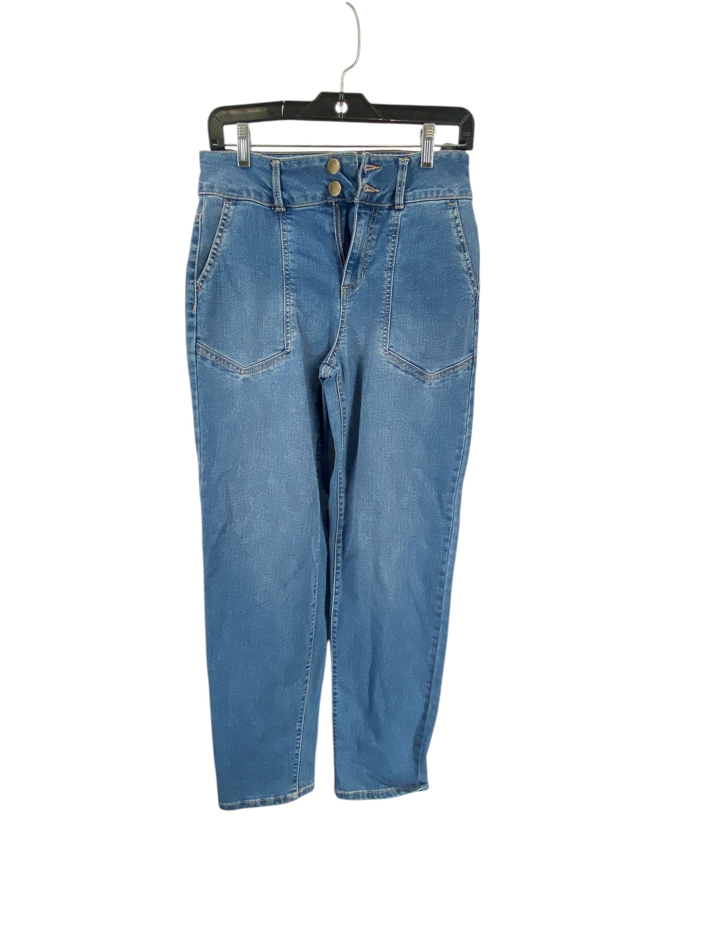 Jeans Straight By D Jeans In Blue Denim, Size: 4