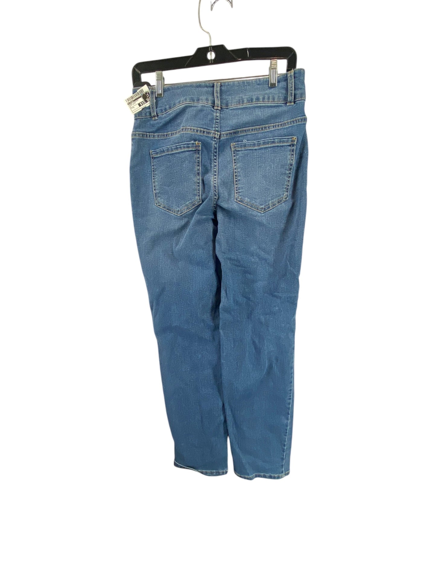 Jeans Straight By D Jeans In Blue Denim, Size: 4