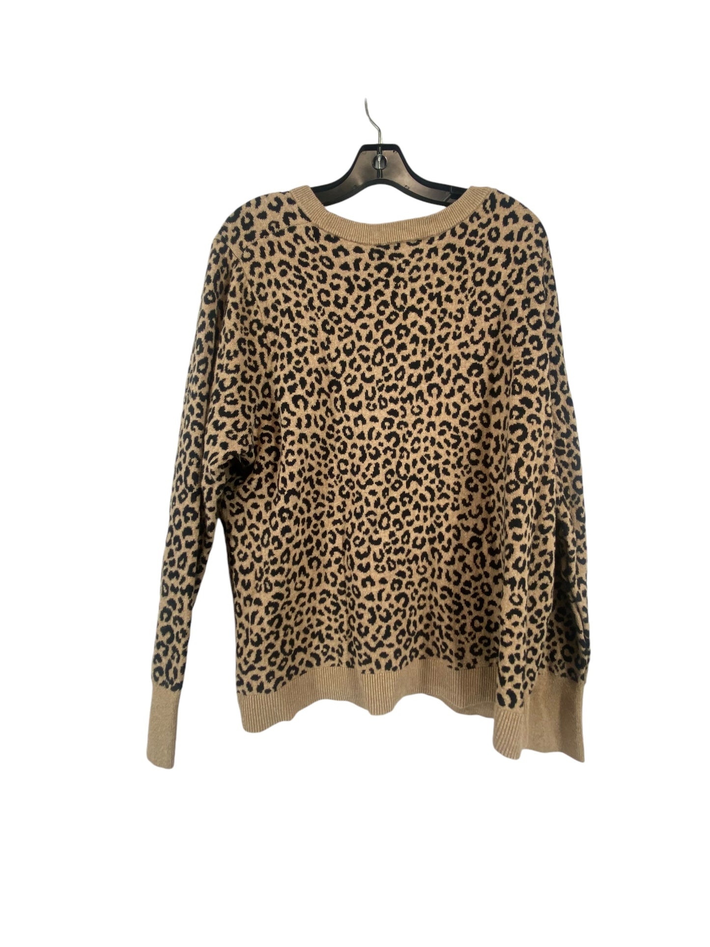 Sweater By A New Day In Animal Print, Size: 2x