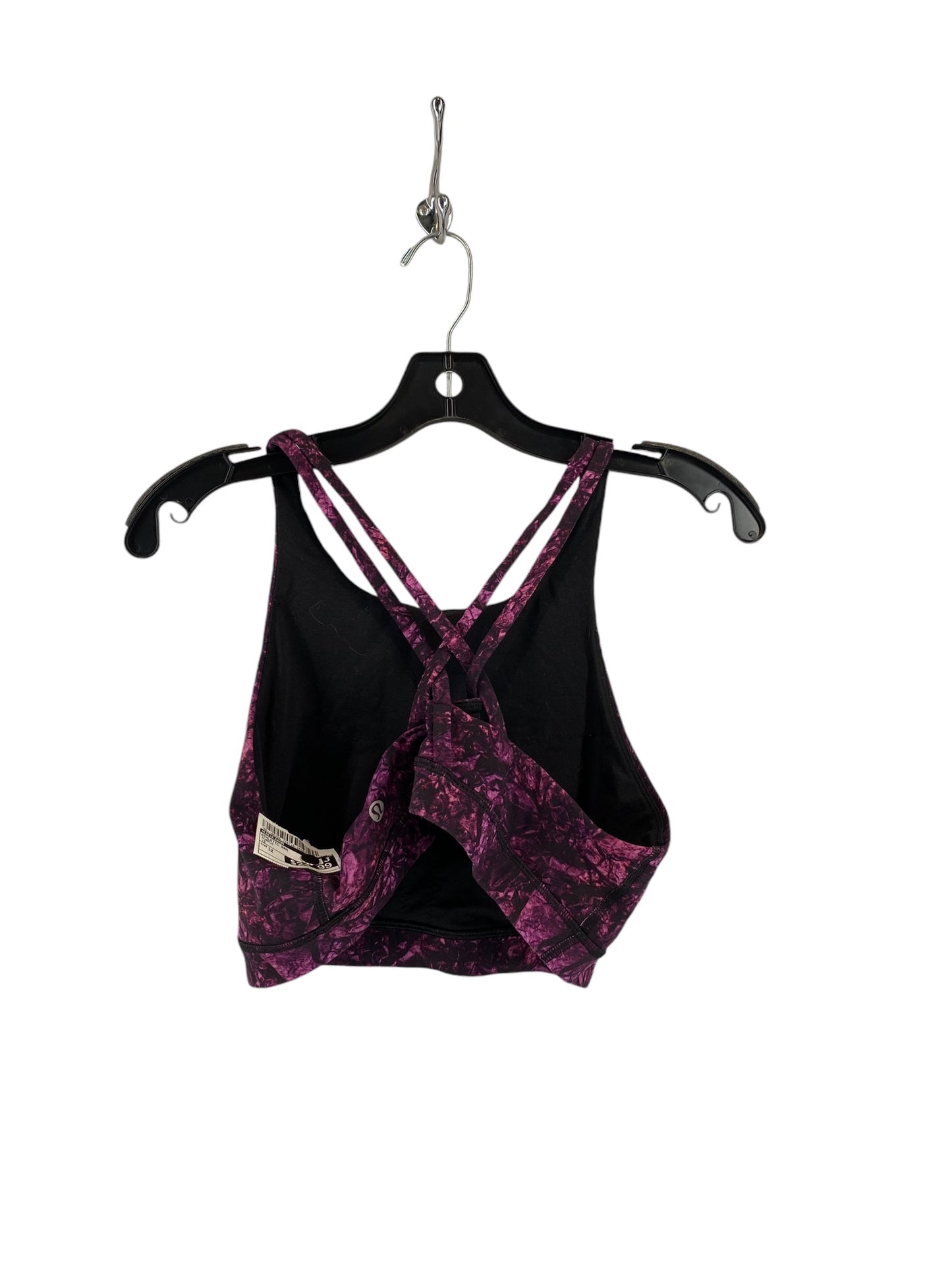 Athletic Bra By Lululemon In Purple, Size: 12