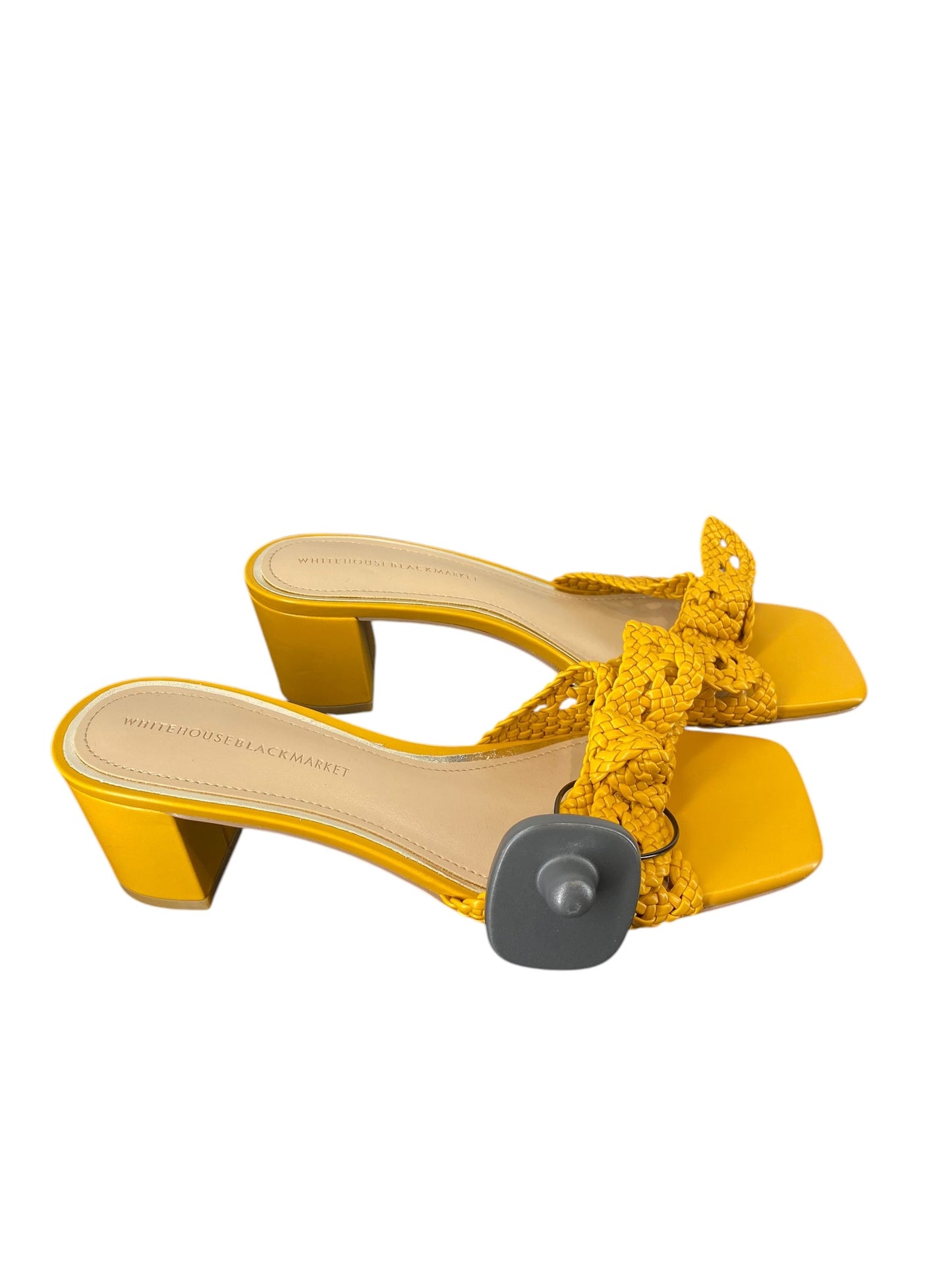 Shoes Heels Block By White House Black Market In Yellow, Size: 7