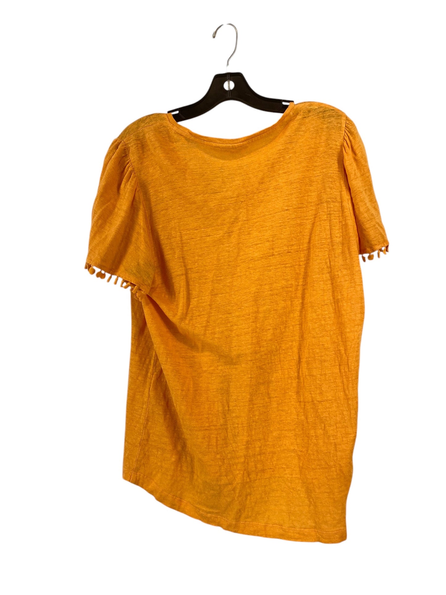 Top Short Sleeve By Chicos In Orange, Size: 2