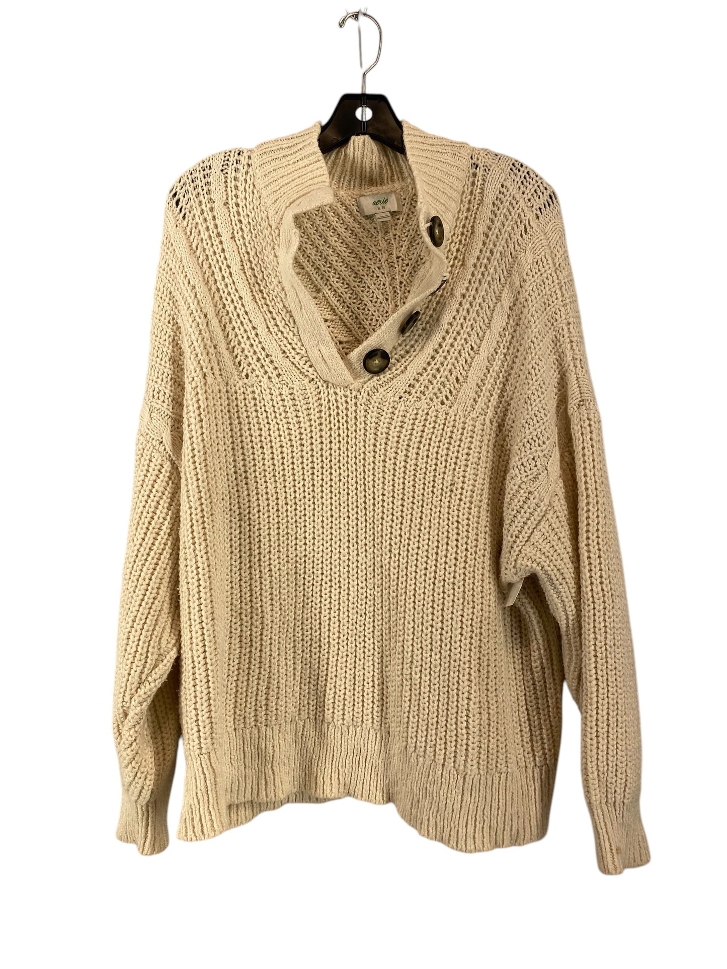 Sweater By Aerie In Cream, Size: Xl