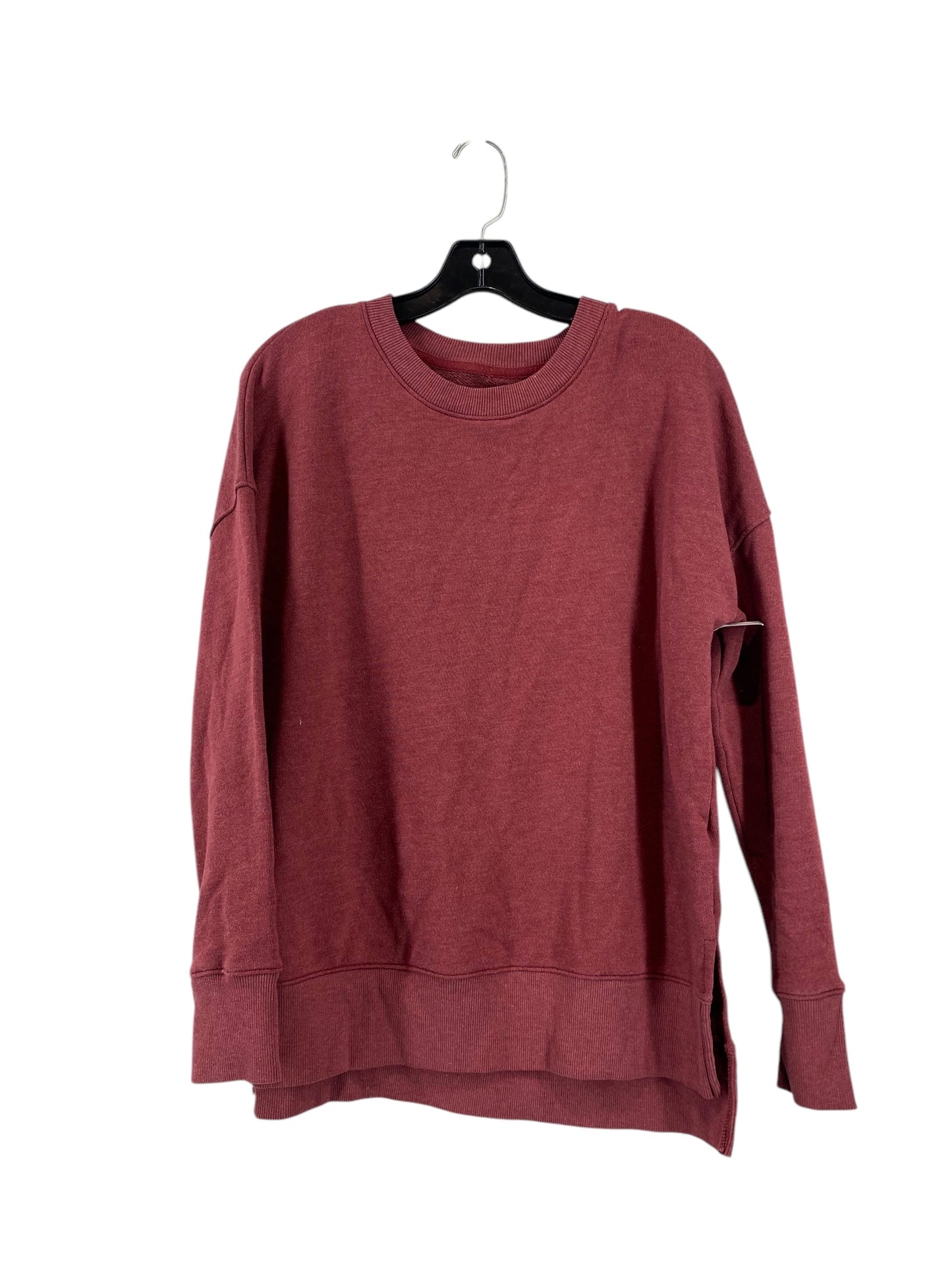 Sweatshirt Crewneck By Time And Tru In Red, Size: S