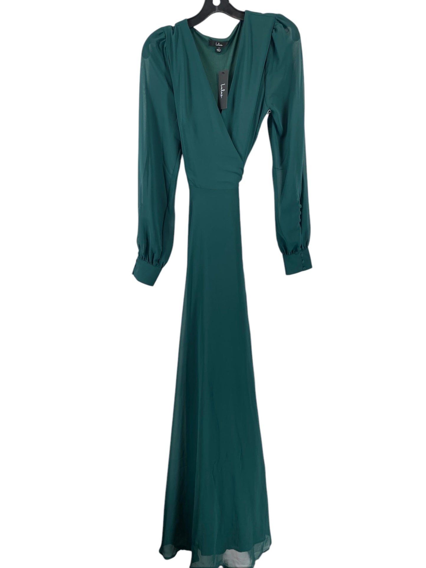 Dress Casual Maxi By Lulus In Green, Size: L