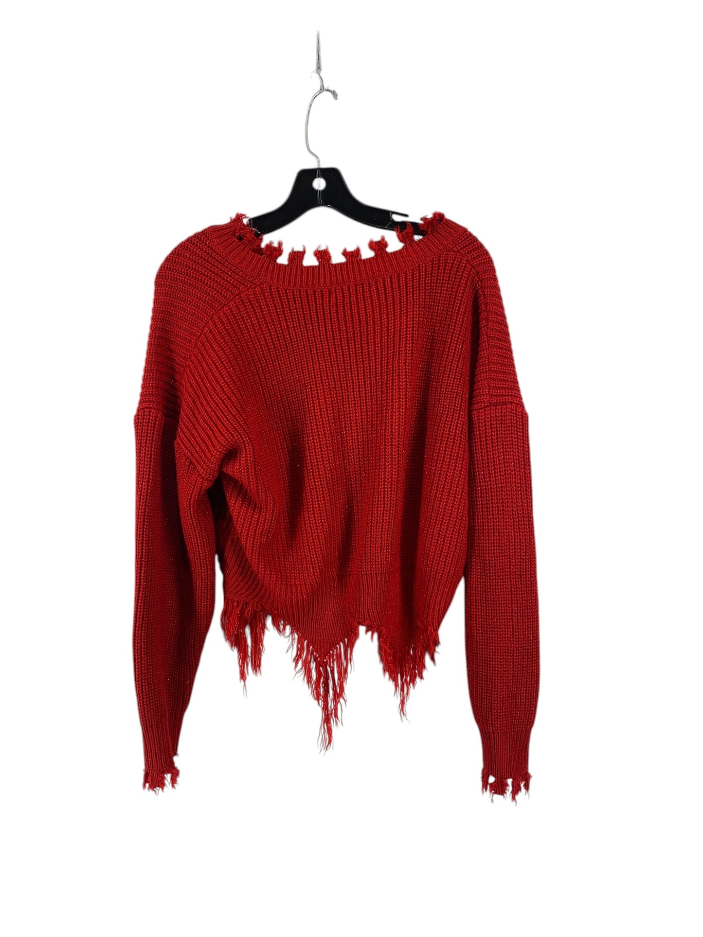 Sweater By Shein In Red, Size: S