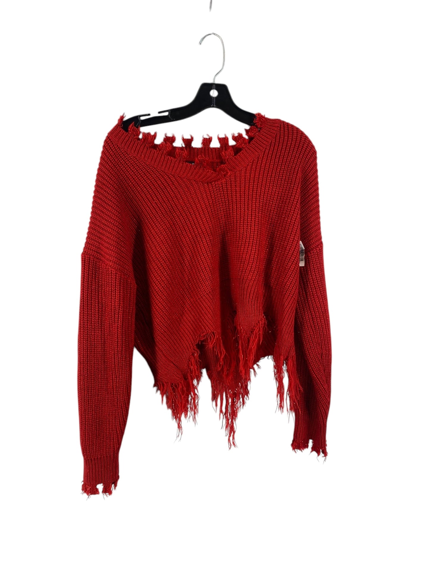 Sweater By Shein In Red, Size: S