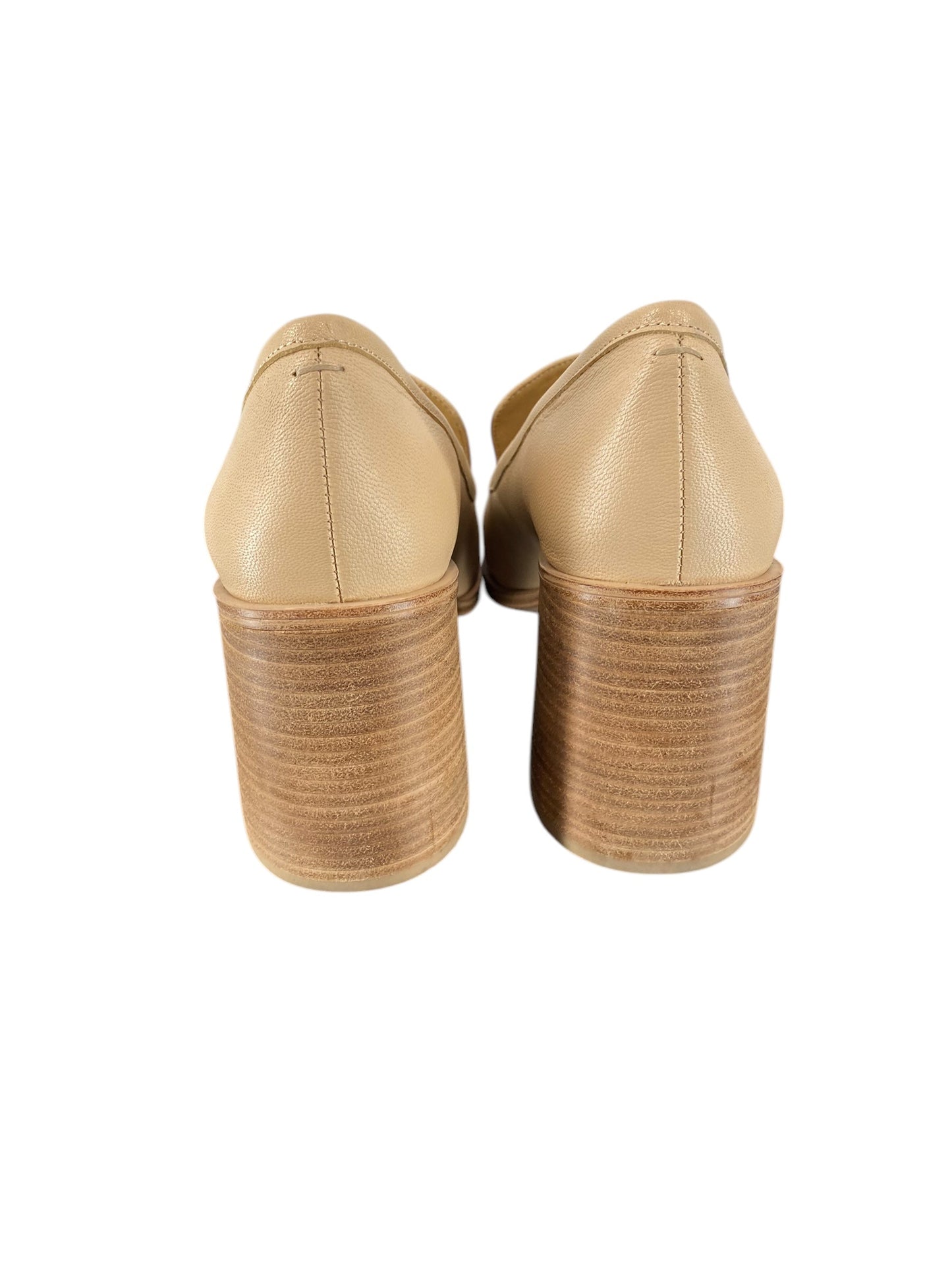 Shoes Heels Block By Crown Vintage In Tan, Size: 11