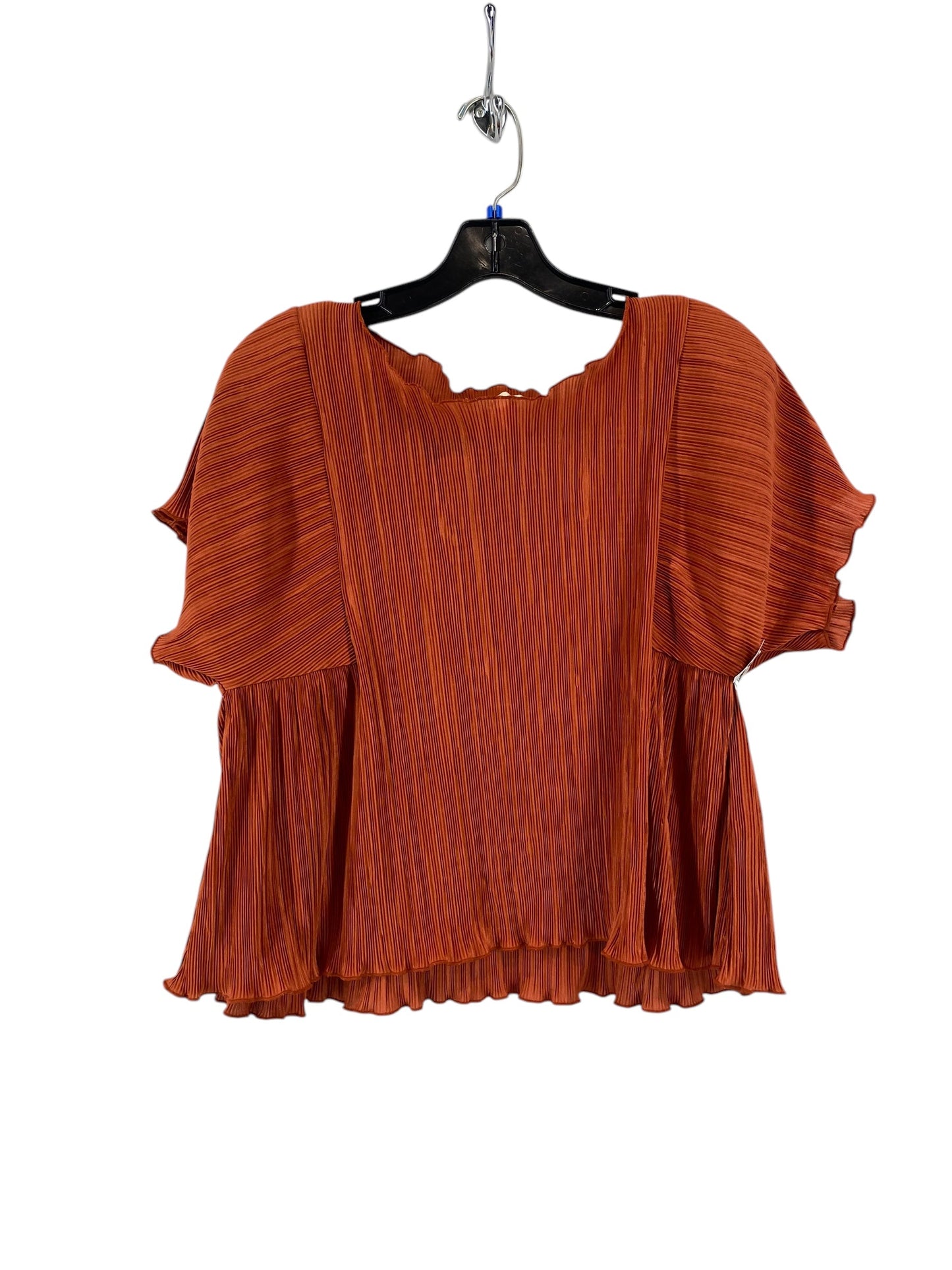 Top Short Sleeve By Madewell In Copper, Size: S