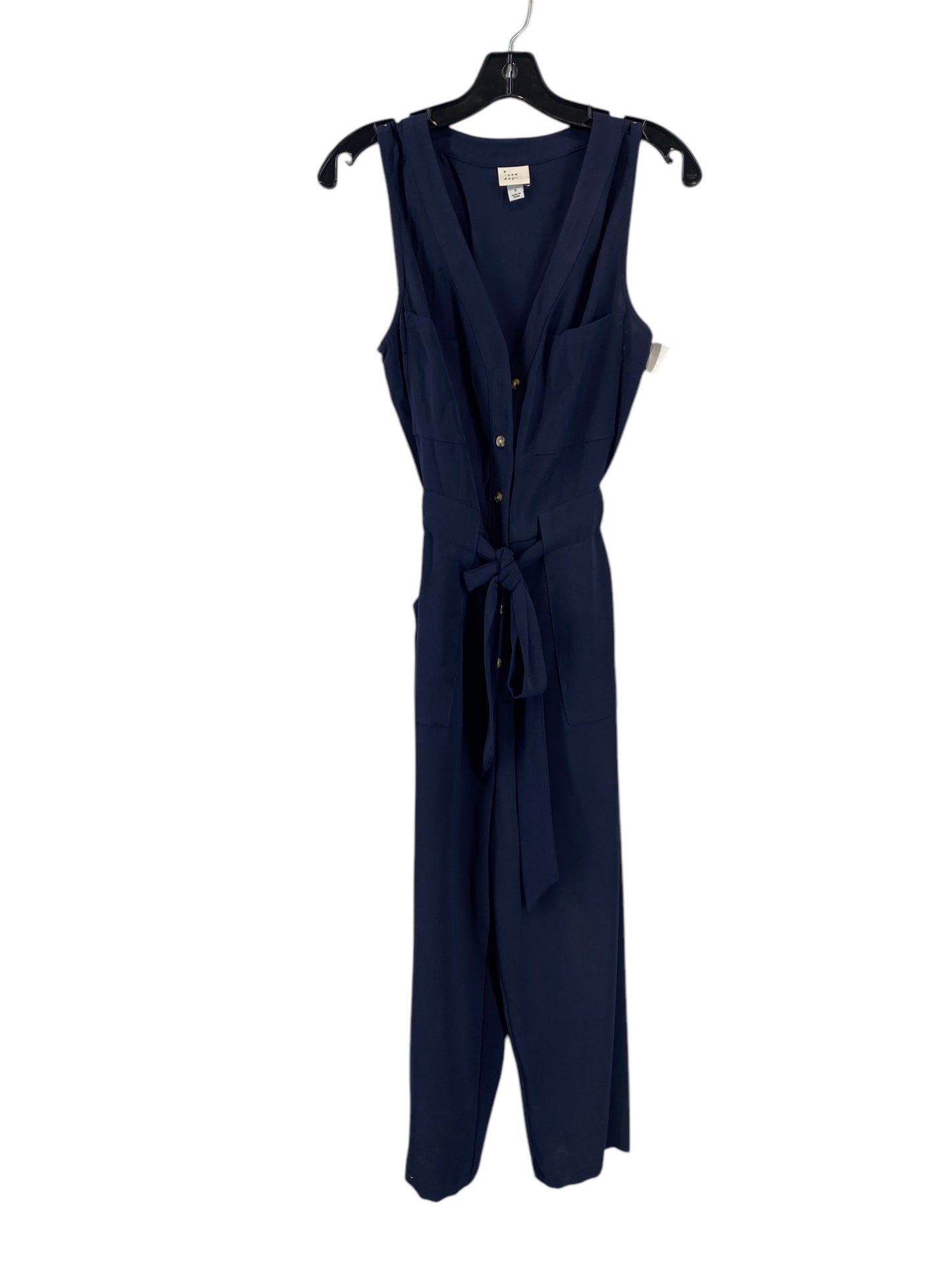 Jumpsuit By A New Day In Navy, Size: S